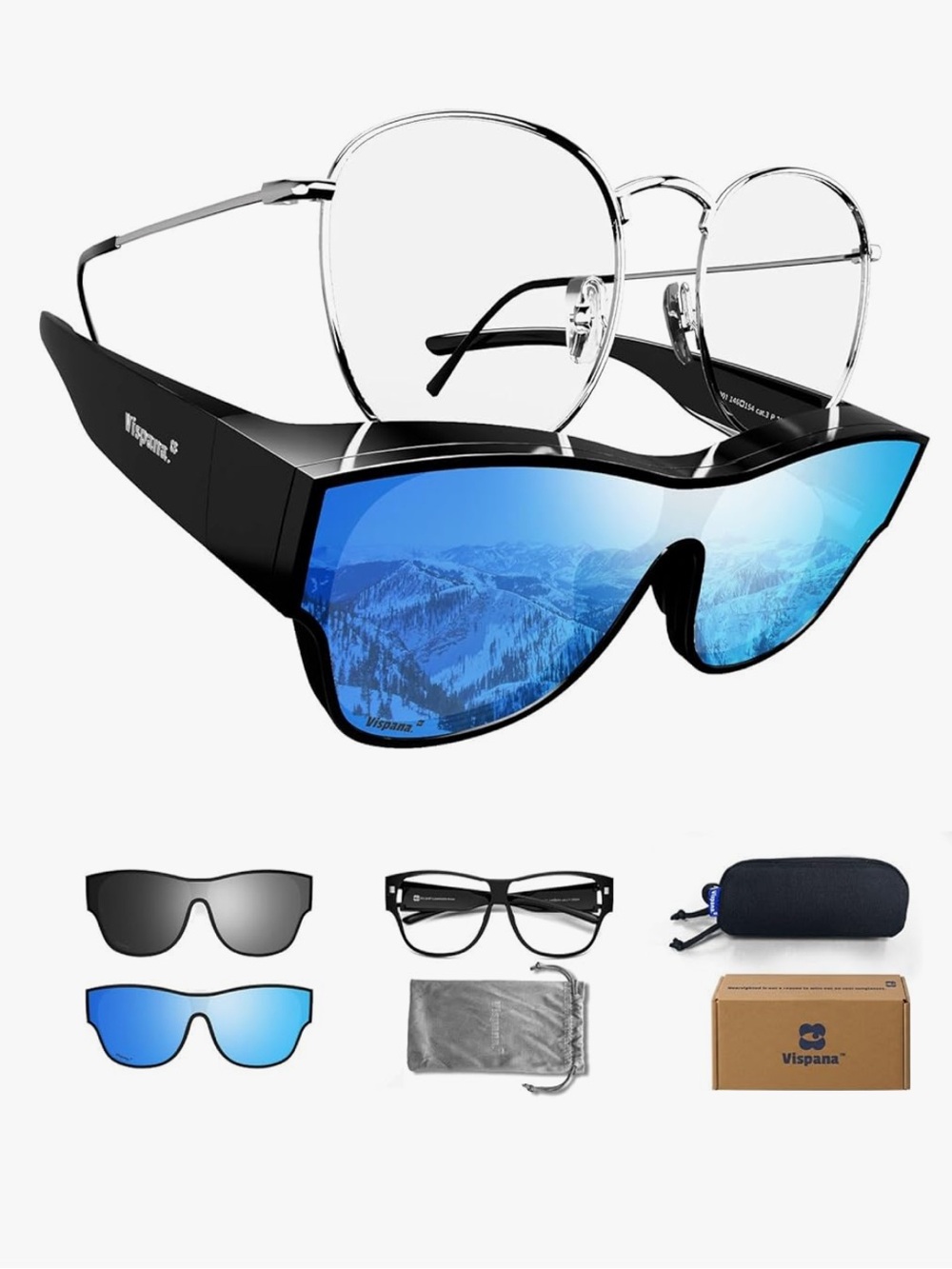 Ultra-Light Fit Over Polarized Sunglasses, UV400